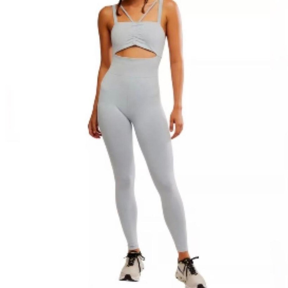 NWT ($98) FP Movement Good Karma Cut Out Jumpsuit XS/S